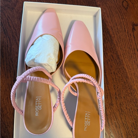 Rosetta Getty Shoes - Rosetta Getty Soft Pink Mules